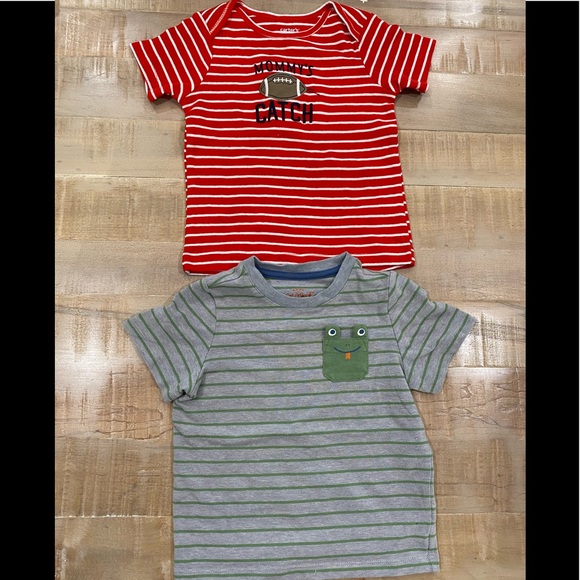 5 set Carters Tea Splendid Cat & Jack toddler baby boy tips tee shirts - Picture 4 of 11